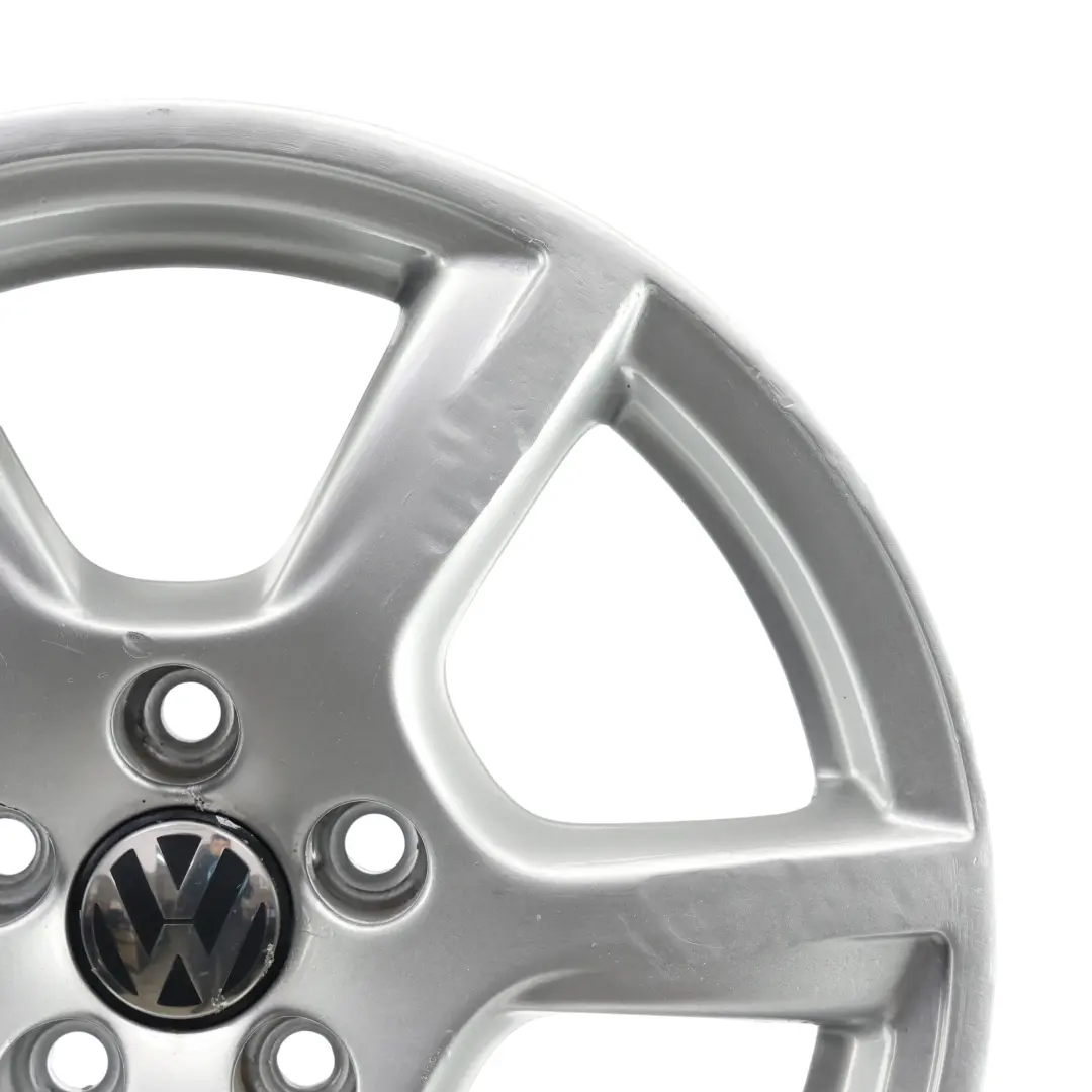 Volkswagen Polo 6R Mk5 Wheel Rim Alloy Silver 15" ET:40 6J - SKU 6R0601025C-4 - Part number 6R0601025C