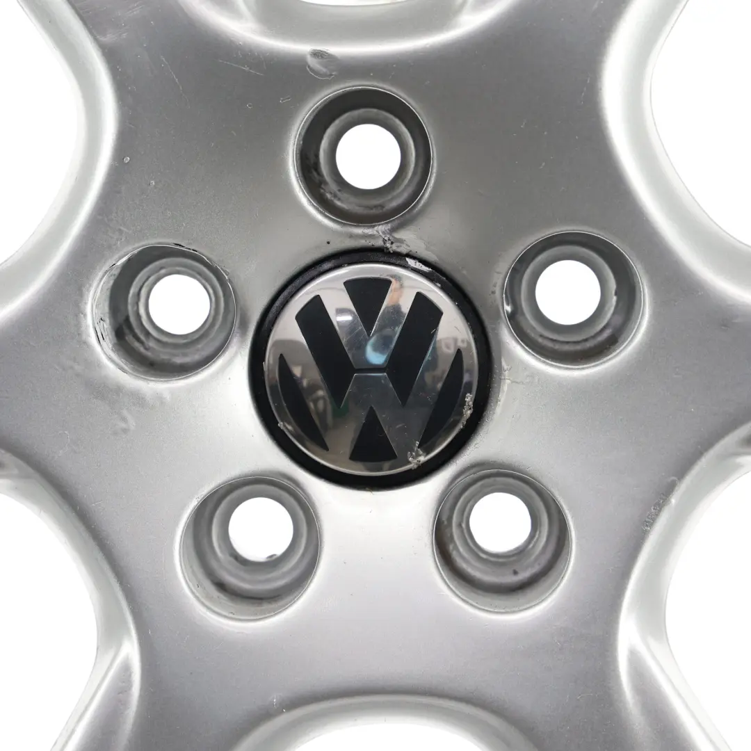 Volkswagen Polo 6R Mk5 Wheel Rim Alloy Silver 15" ET:40 6J - SKU 6R0601025C-4 - Part number 6R0601025C
