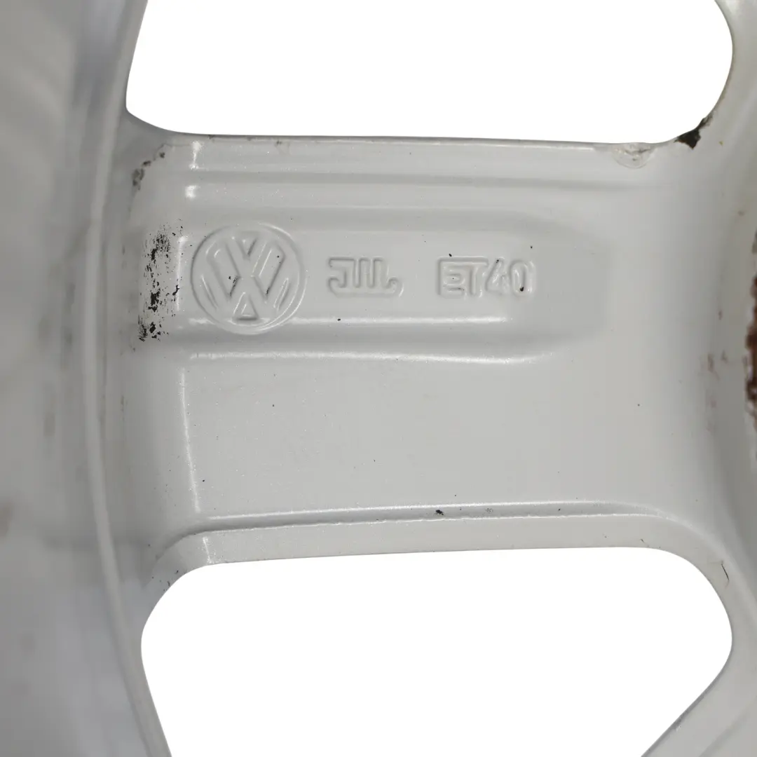 VW Volkswagen Polo 6R Mk5 Argento Cerchio in lega 15" ET:40 6J - SKU 6R0601025L-1 - Numero di parte 6R0601025L