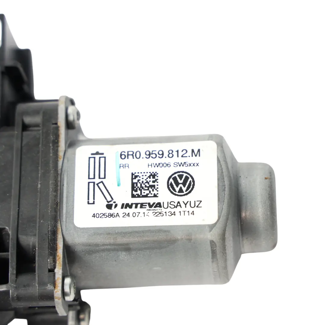 VW Jetta A6 Alzacristalli Regolatore Motore Posteriore Destro - SKU 6R0959812M - Numero di parte 6R0959812M