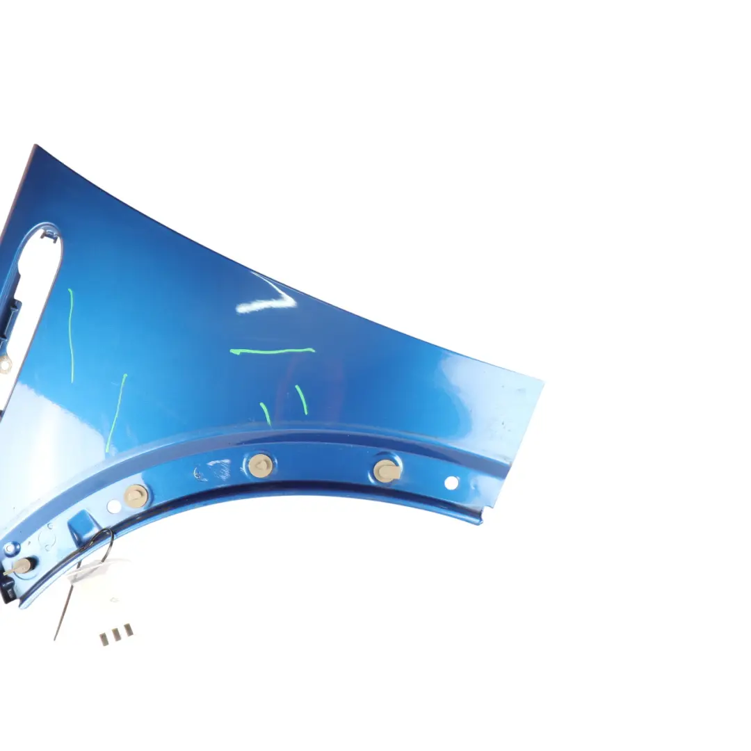 Wing Panel Front Left N/S Side Fender Hyper Blue Metallic - A28 to Mini R50 R52 R53 with Part number 7037437 Mini R50 R52 R53 Wing Panel Front Left N/S Side Fender Hyper Blue Metallic - A28 - SKU 7037437-HYB - Part number 7037437