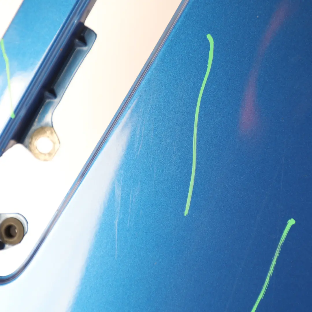 Wing Panel Front Left N/S Side Fender Hyper Blue Metallic - A28 to Mini R50 R52 R53 with Part number 7037437 Mini R50 R52 R53 Wing Panel Front Left N/S Side Fender Hyper Blue Metallic - A28 - SKU 7037437-HYB - Part number 7037437