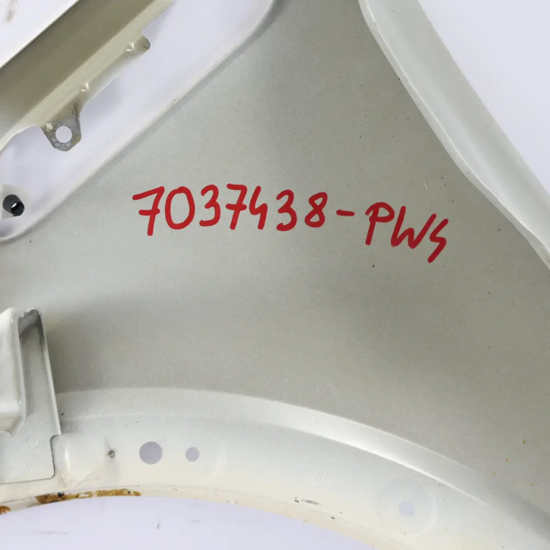 Pannello Laterale Anteriore Destro Parafango Pepper White - 850 per Mini R50 R53 con numero di parte 7037438 Mini R50 R53 Pannello Laterale Anteriore Destro Parafango Pepper White - 850 - SKU 7037438-PW4 - Numero di parte 7037438
