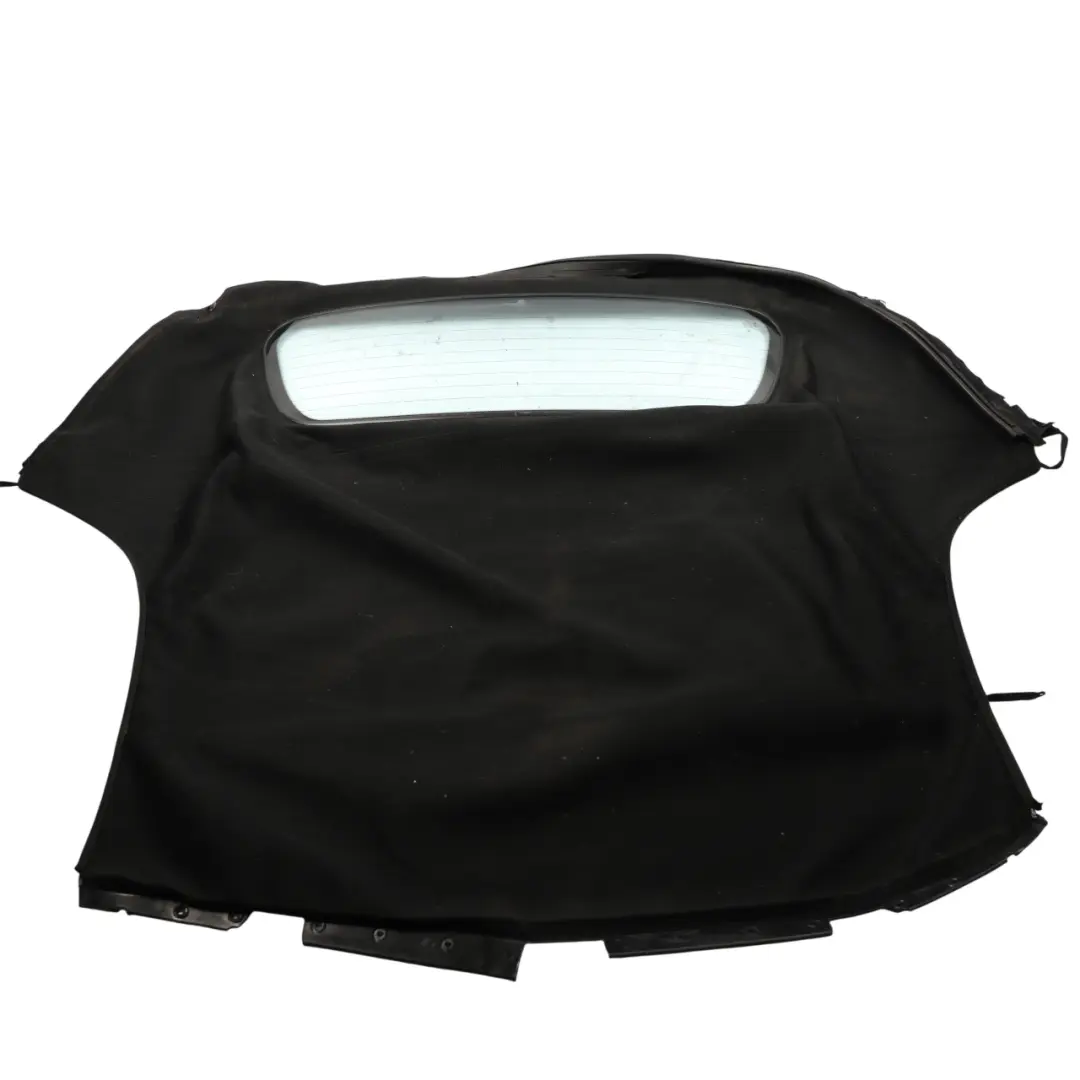 tetto morbido pieghevole copertura nera vetro lunotto AS2 per BMW Z4 E85 Cabrio con numero di parte 7056277 BMW Z4 E85 Cabrio tetto morbido pieghevole copertura nera vetro lunotto AS2 - SKU 7056277 - Numero di parte 7056277