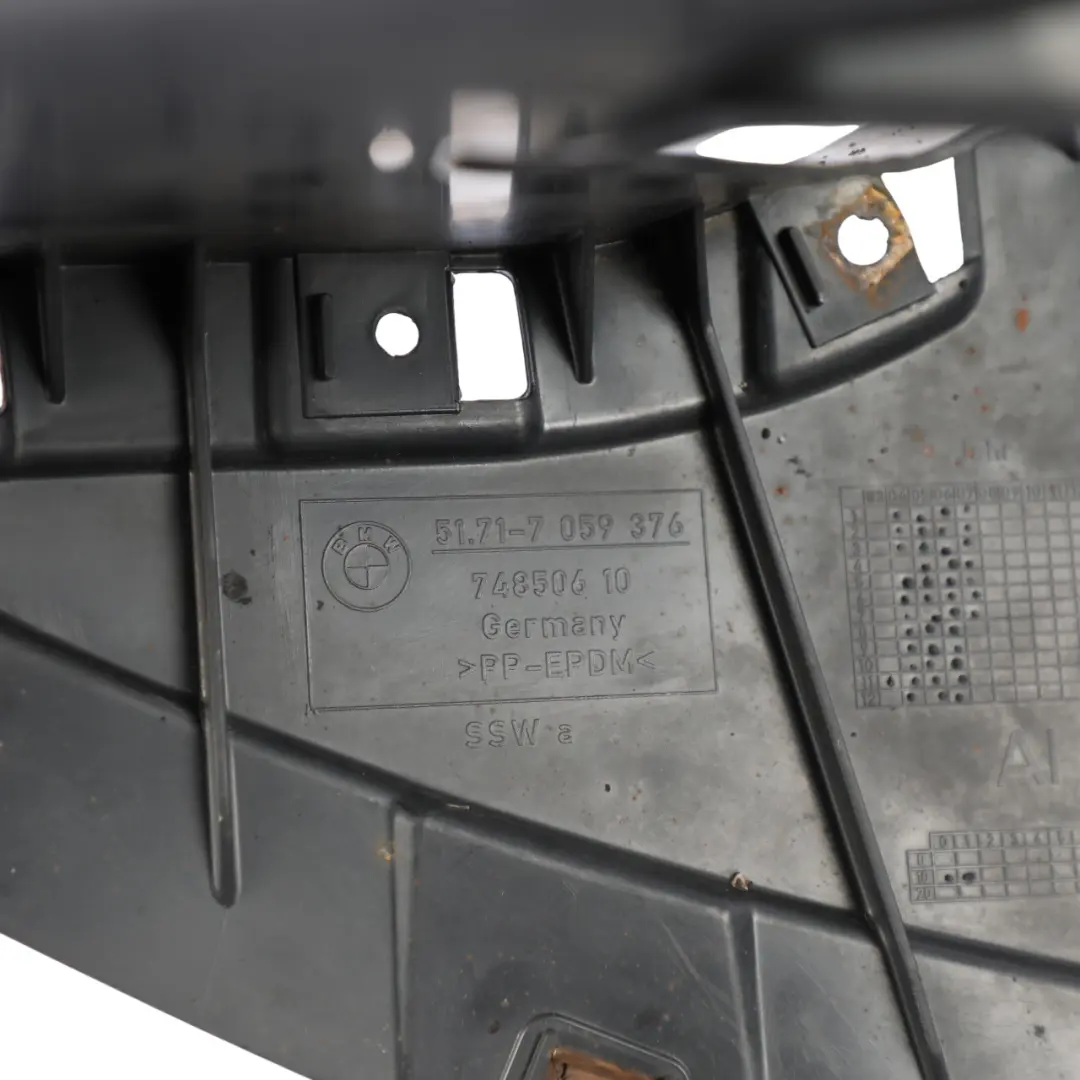 BMW E81 E87 Wheel Arch Bottom Cover Housing Panel Front Right O/S - SKU 7059376-5 - Part number 7059376