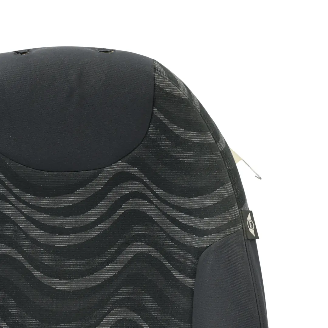 Dossier De Siège Avant Gauche Tissu Aqua Panther Black pour Mini Cooper One R50 à propos du numéro de pièce 7073067 Mini Cooper One R50 Dossier De Siège Avant Gauche Tissu Aqua Panther Black - SKU 7073067-2 - Numéro de pièce 7073067