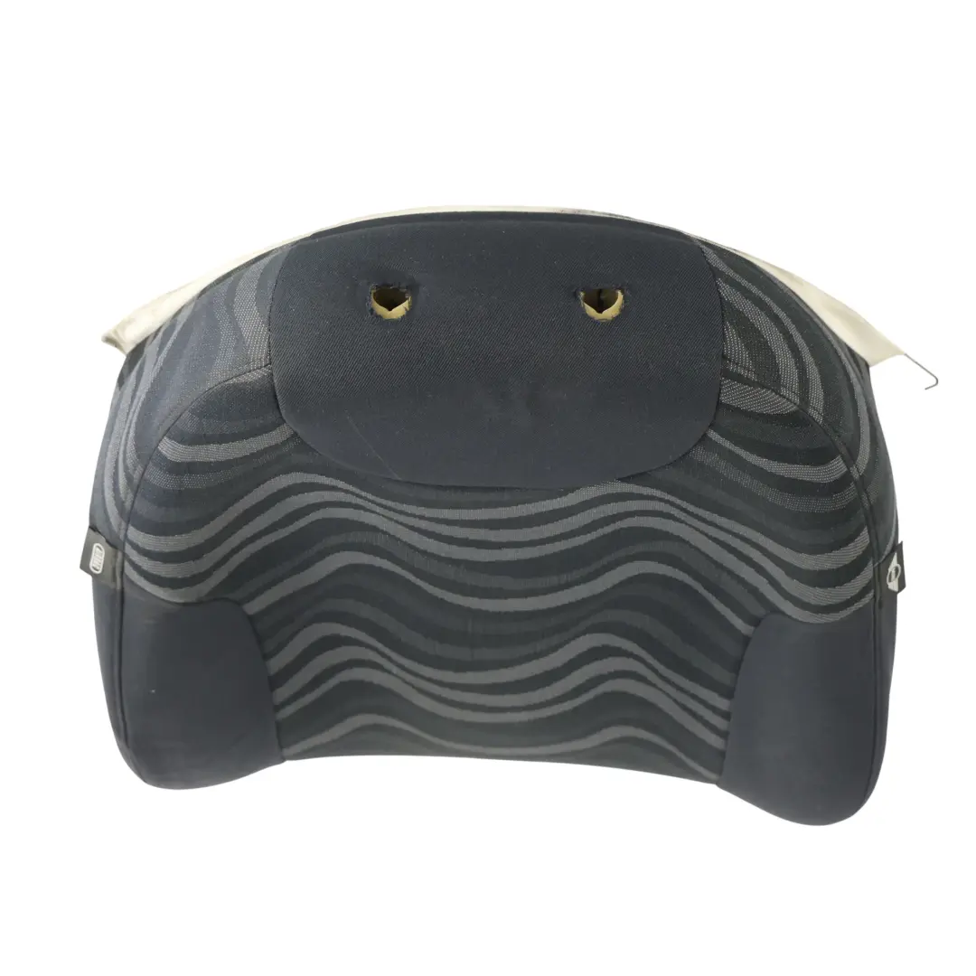 Mini Cooper One R50 Vorne Links Sitz Rückenlehne Stoff Aqua Panther Schwarz - SKU 7073067-2 - Teilenummer 7073067