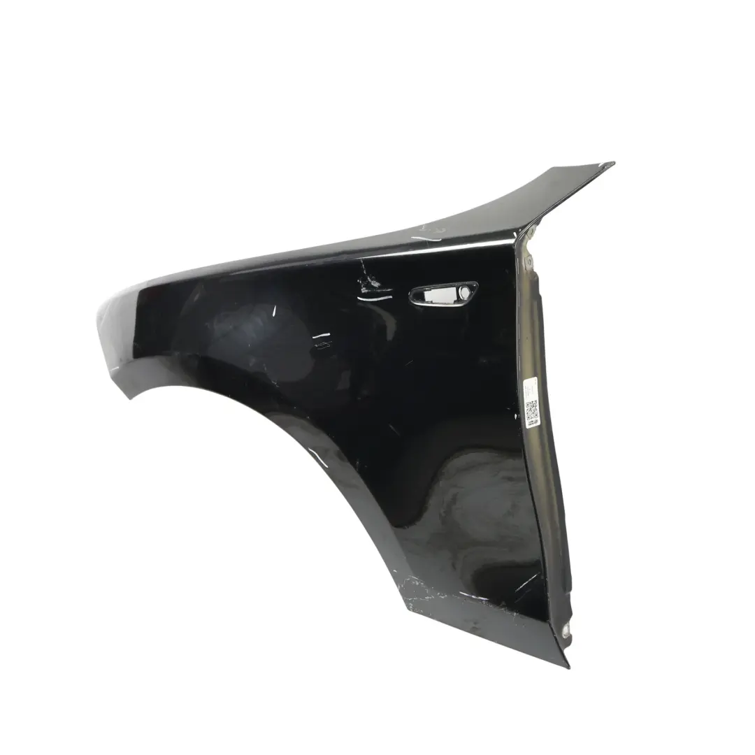BMW E81 E87 Side Panel Wing Fender Front Left N/S Black Sapphire - 475 - SKU 7133227-BS1 - Part number 7133227