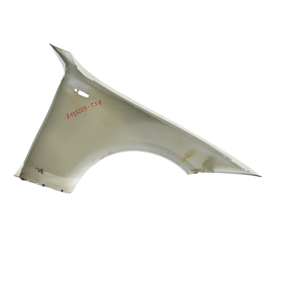 Side Panel Wing Fender Front Left N/S Titansilber Silver - 354 to BMW E81 E87 with Part number 7133227 BMW E81 E87 Side Panel Wing Fender Front Left N/S Titansilber Silver - 354 - SKU 7133227-TS1 - Part number 7133227