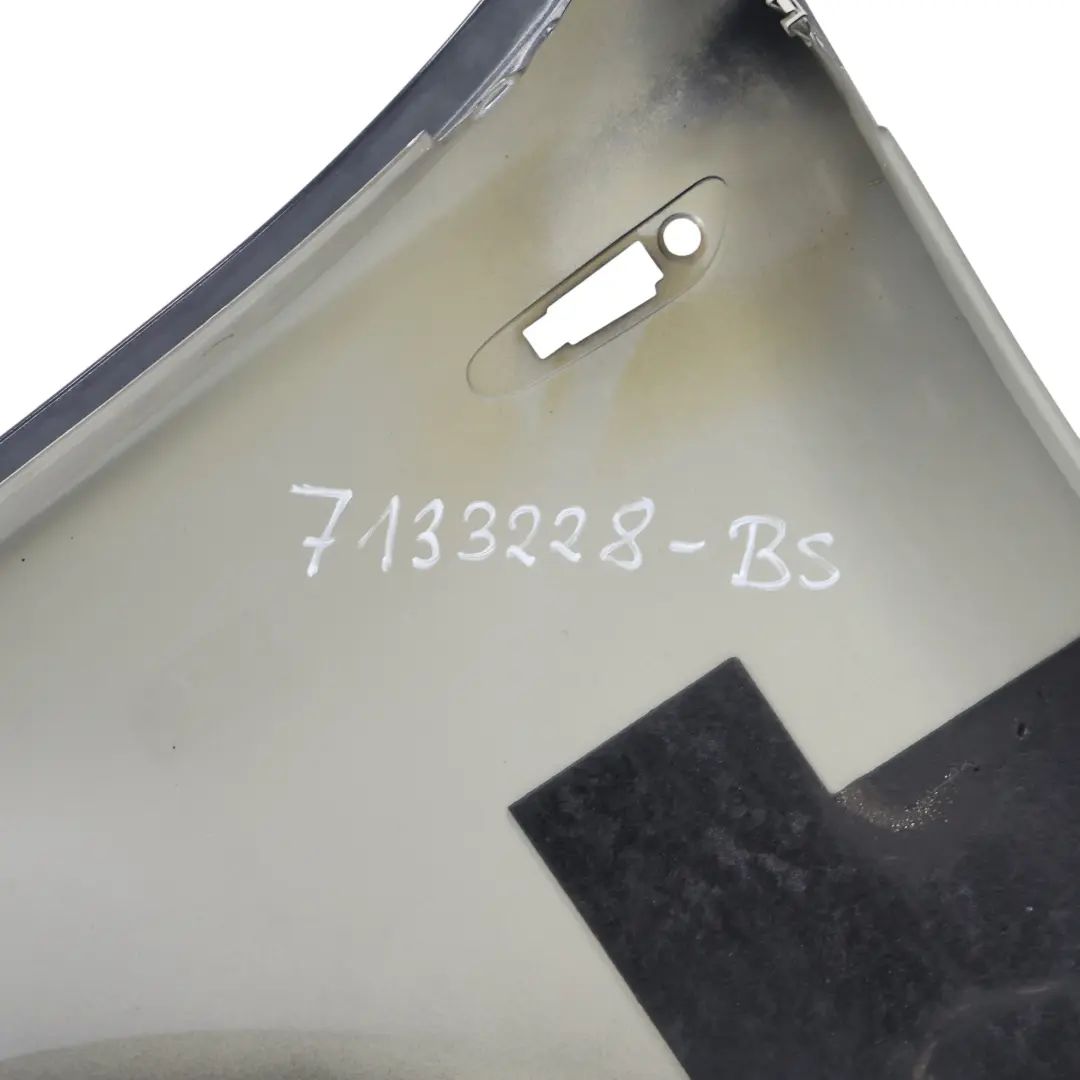 BMW E81 E87 Panneau lateral Aile Fender Avant Droite Black Sapphire Noir - 475 - SKU 7133228-BS - Numéro de pièce 7133228