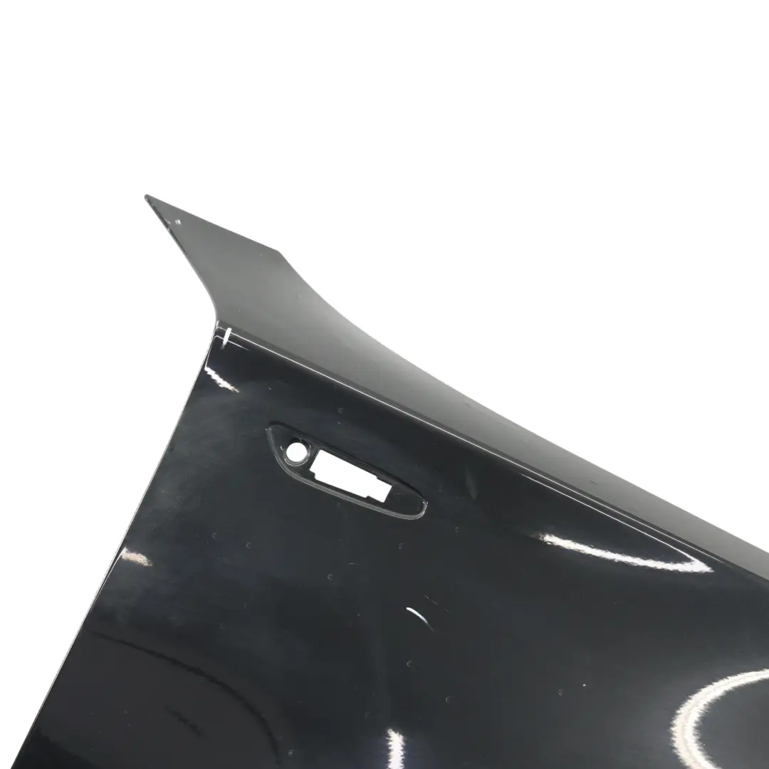 BMW E81 E87 Pannello Laterale Parafango Ala Anteriore Destra Black Sapphire 475 - SKU 7133228-BS - Numero di parte 7133228
