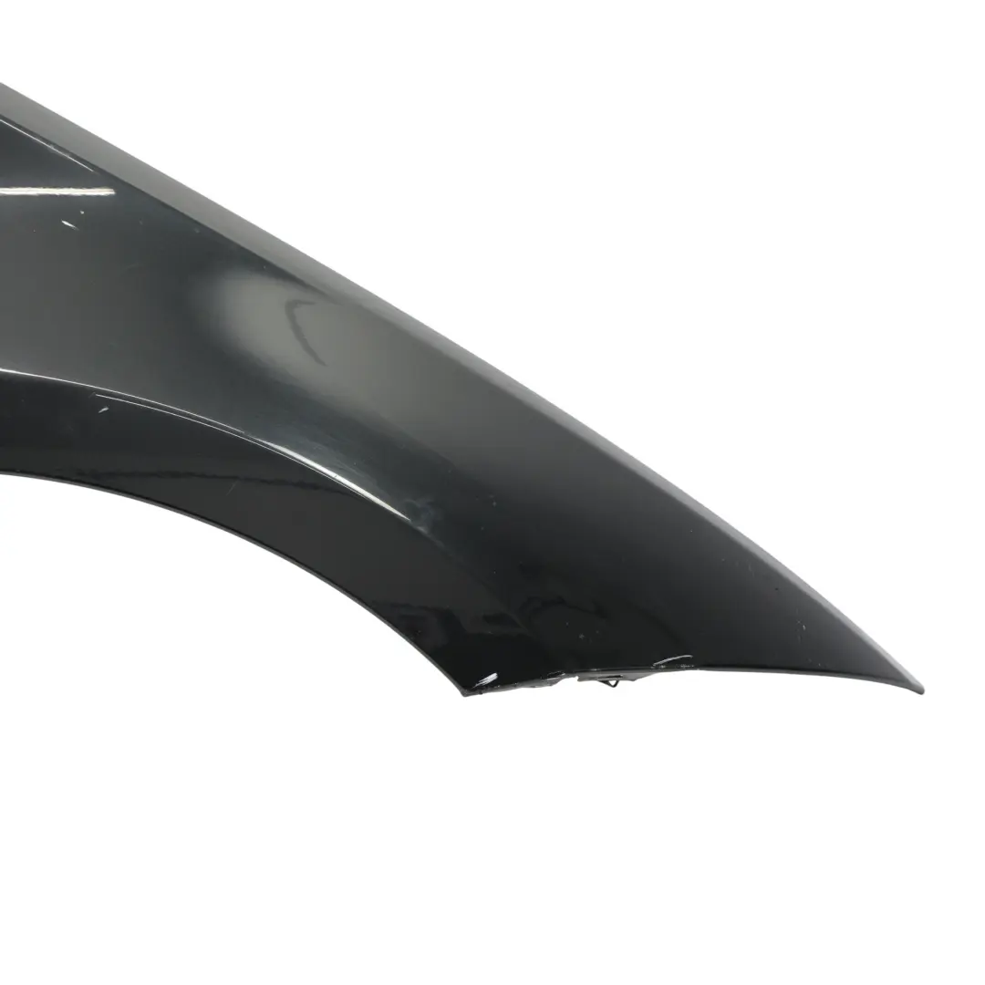 BMW E87 Panel Lateral Guardabarros Delantero Derecho Black Sapphire Negro - 475 - SKU 7133228-BS - Número de pieza 7133228