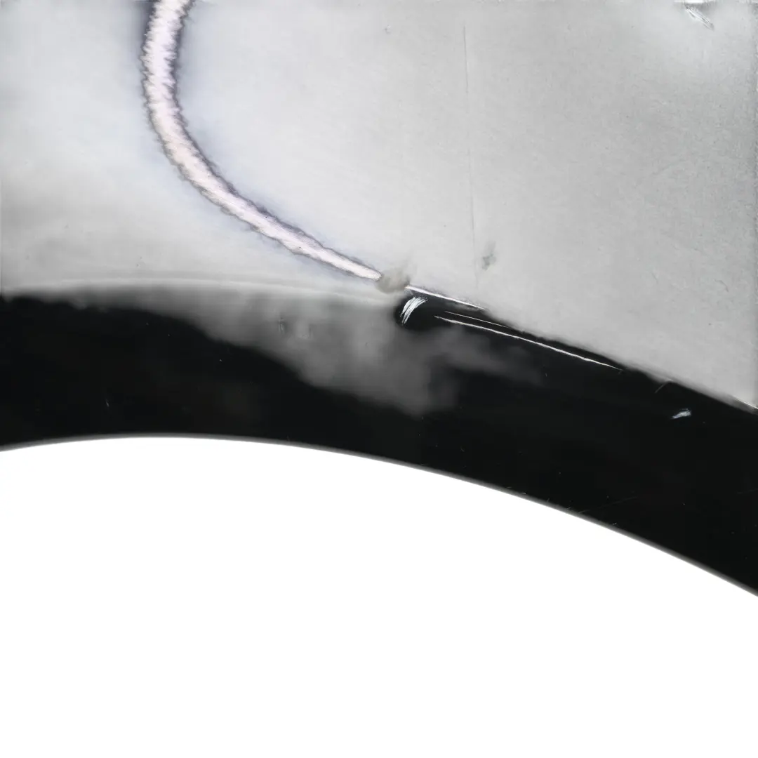 BMW E81 E87 Seitenwand Vorne Rechts Kotflügel Black Sapphire Schwarz - 475 - SKU 7133228-BS - Teilenummer 7133228