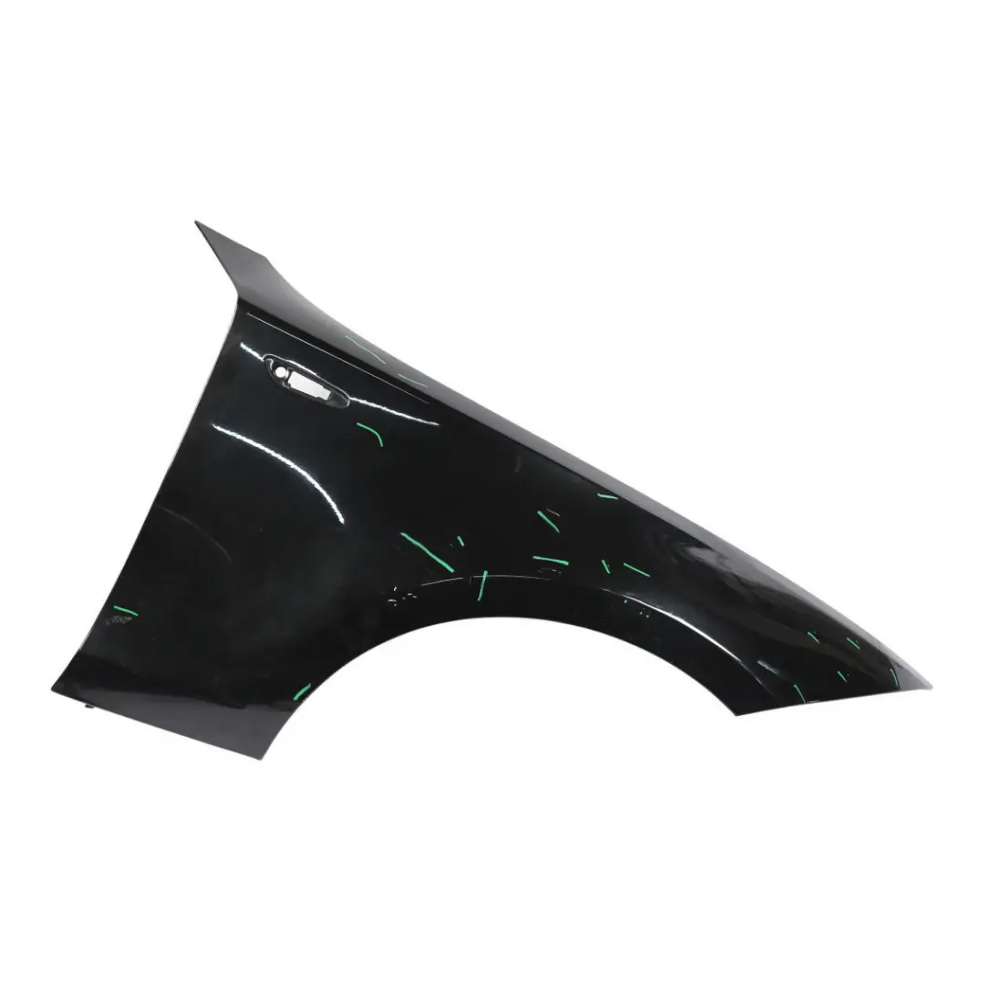 BMW E81 E87 Pannello Laterale Parafango Anteriore Destra Black Sapphire - 475 - SKU 7133228-BS4 - Numero di parte 7133228