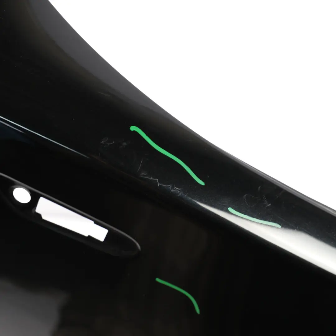 BMW E81 E87 Panel Lateral Guardabarros Ala Delantera Black Sapphire - 475 - SKU 7133228-BS4 - Número de pieza 7133228