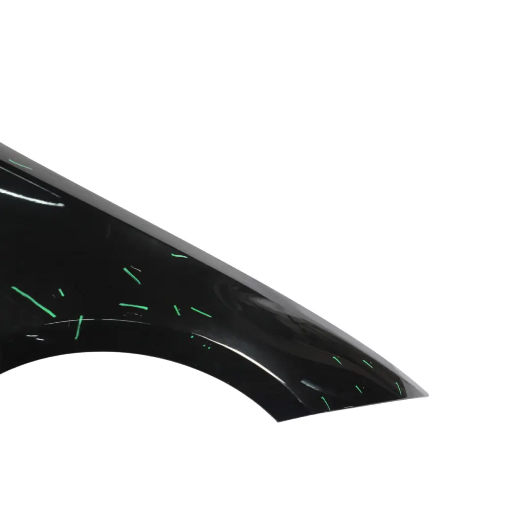 BMW E81 E87 Side Panel Fender Wing Front Right O/S Black Sapphire Metallic - 475 - SKU 7133228-BS4 - Part number 7133228