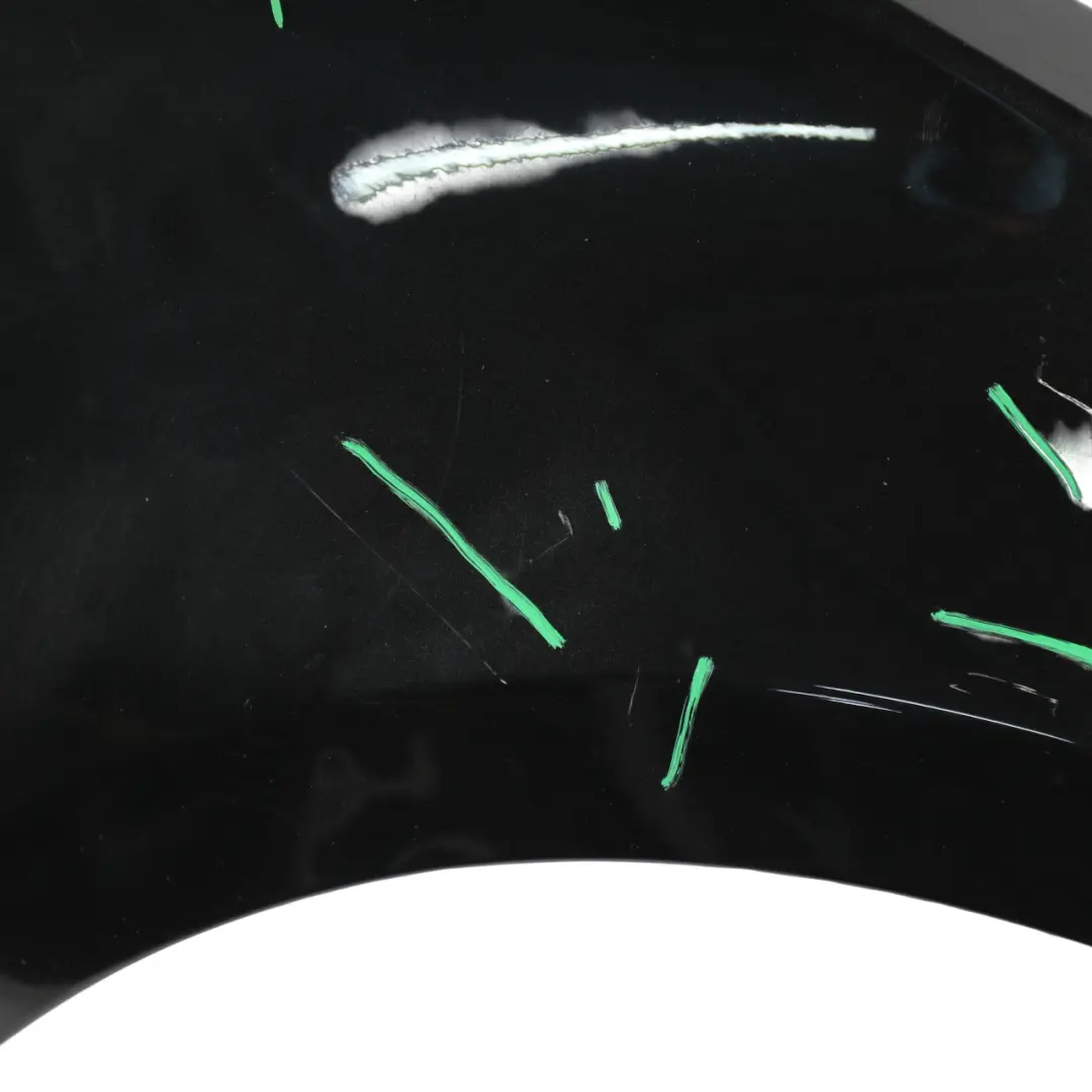 BMW E81 E87 Side Panel Fender Wing Front Right O/S Black Sapphire Metallic - 475 - SKU 7133228-BS4 - Part number 7133228