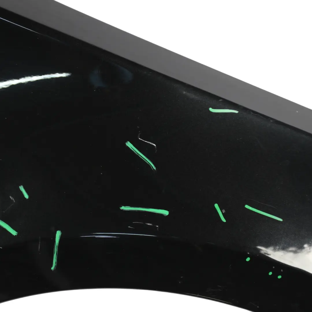 BMW E81 E87 Side Panel Fender Wing Front Right O/S Black Sapphire Metallic - 475 - SKU 7133228-BS4 - Part number 7133228