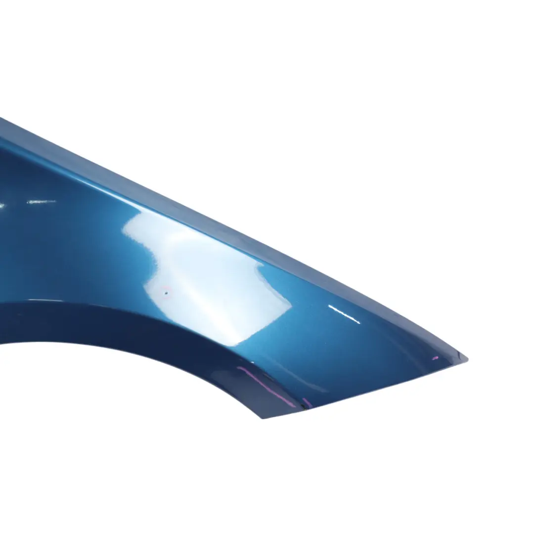 BMW E81 E87 Side Panel Fender Wing Front Right O/S Sydney Blue Metallic - A19 - SKU 7133228-SYD1 - Part number 7133228
