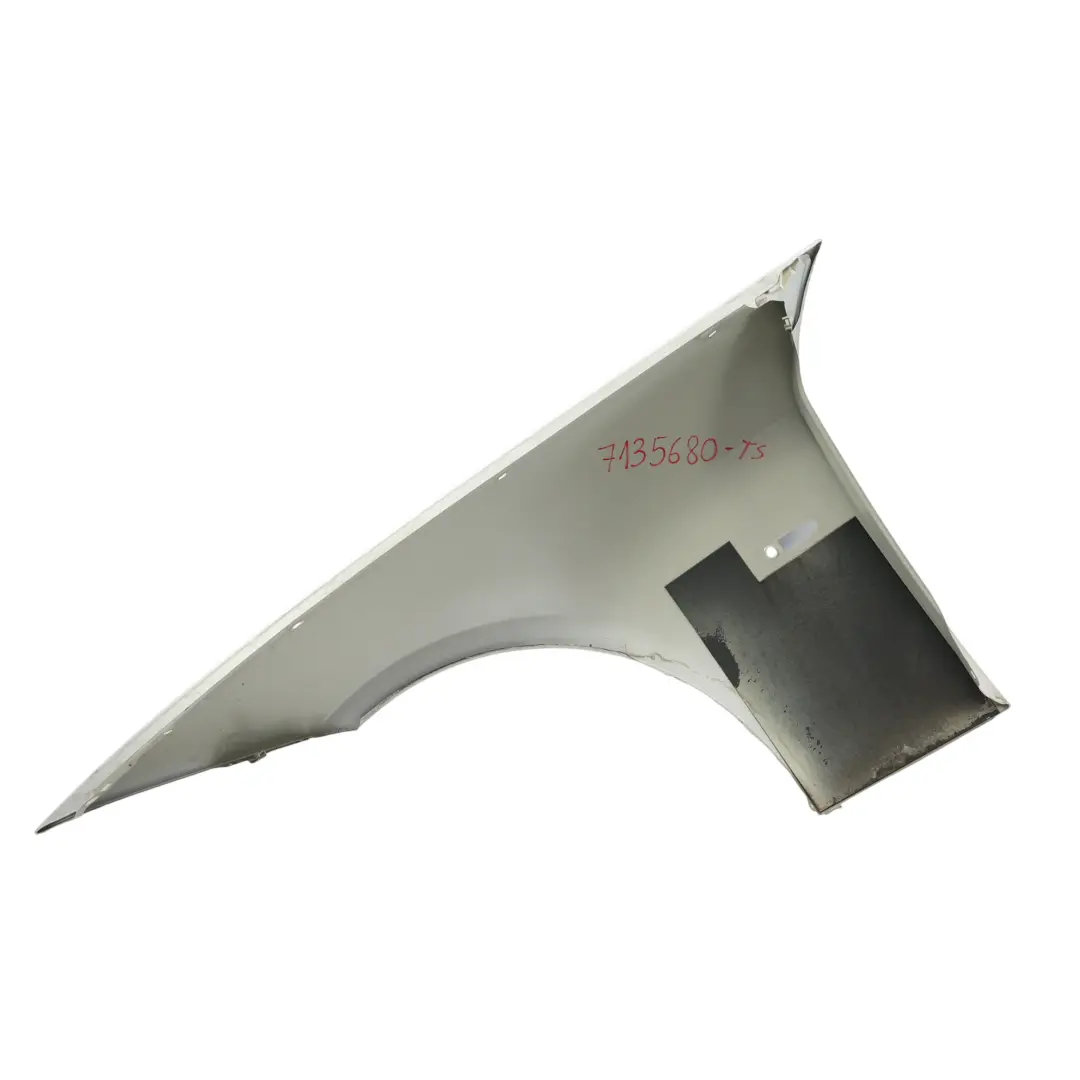 Panel Lateral Guardabarros Delantera Derecha Titansilber Plata - 354 para BMW E90 E91 con número de pieza 7135680 BMW E90 E91 Panel Lateral Guardabarros Delantera Derecha Titansilber Plata - 354 - SKU 7135680-TS - Número de pieza 7135680