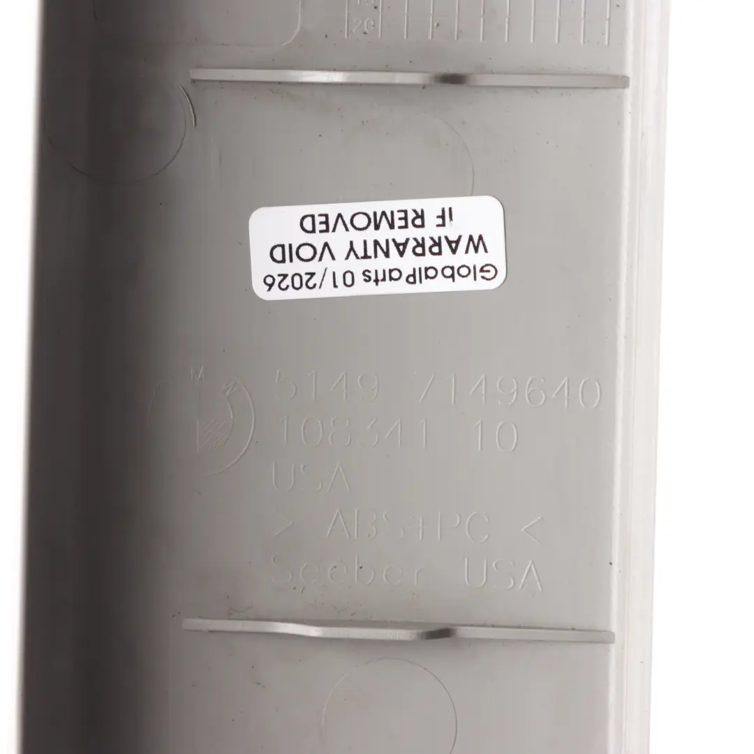 BMW X5 E70 Trunk Lid Trim Panel Tailgate Cover Rear Right O/S Grey - SKU 7149640 - Part number 7149640