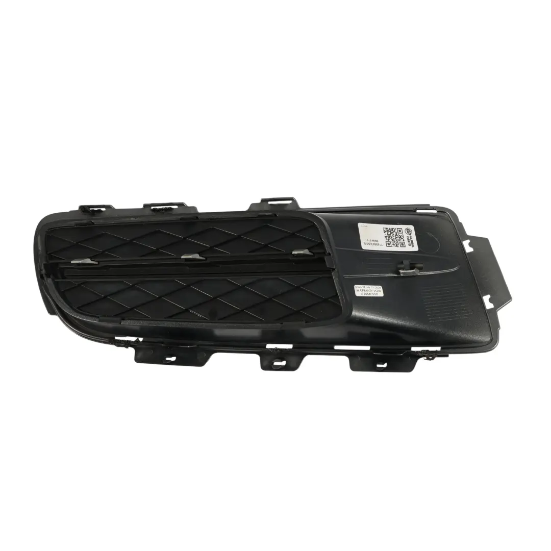 BMW X5 E70 Stoßstangenverkleidung Geschlossener Gitterrost Links Spacegrau A52 - SKU 7159593-SCG - Teilenummer 7159593