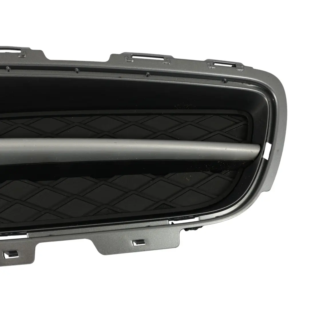 Front Bumper Trim Closed Grid Grille Left N/S Spacegrau Metallic A52 to BMW X5 E70 with Part number 7159593 BMW X5 E70 Front Bumper Trim Closed Grid Grille Left N/S Spacegrau Metallic A52 - SKU 7159593-SCG - Part number 7159593