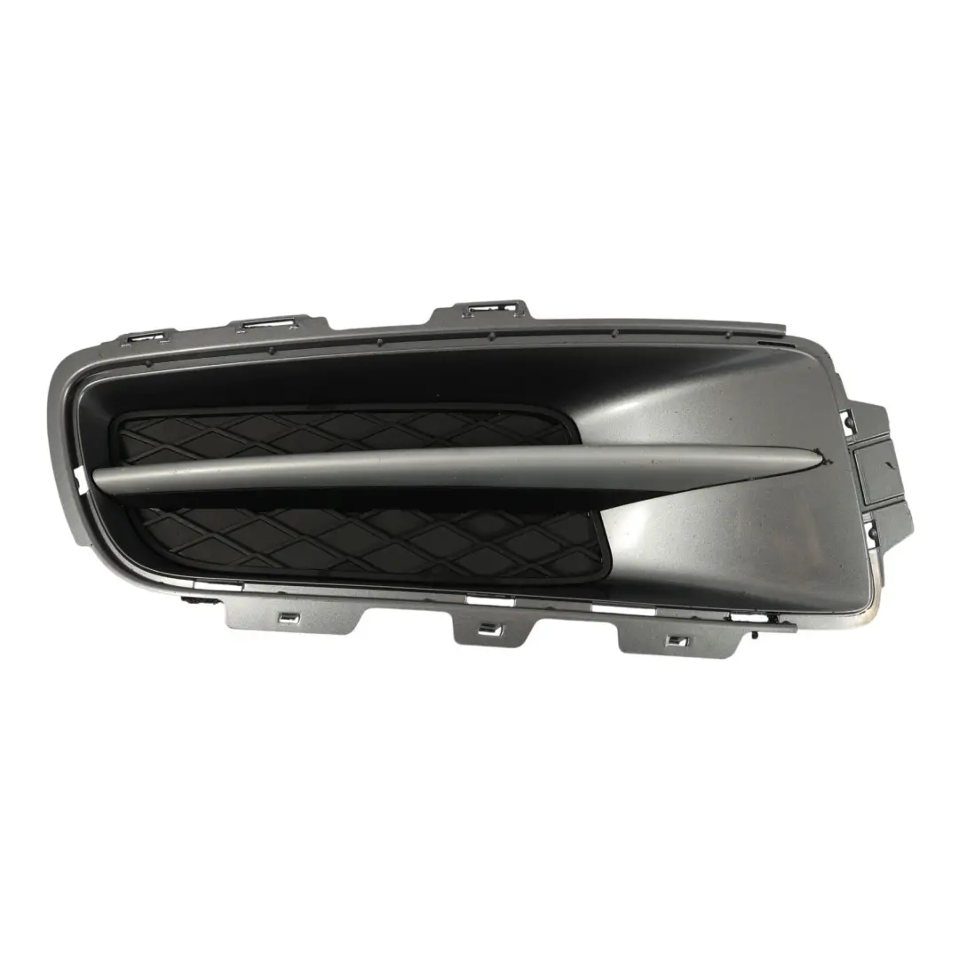 Front Bumper Trim Closed Grid Grille Right O/S Spacegrau Metallic A52 to BMW X5 E70 with Part number 7159594 BMW X5 E70 Front Bumper Trim Closed Grid Grille Right O/S Spacegrau Metallic A52 - SKU 7159594-SCG - Part number 7159594