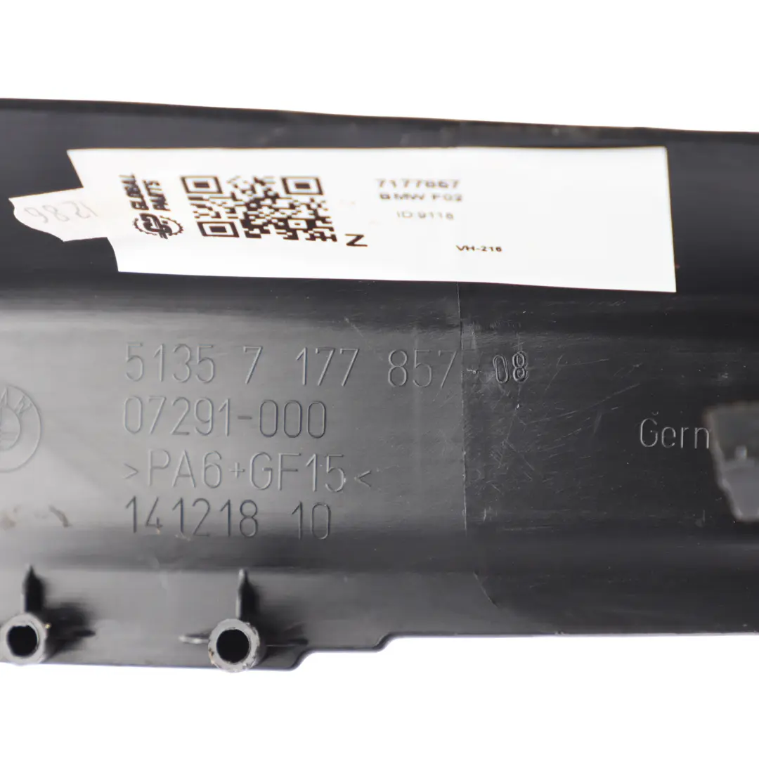 BMW F02 Window Frame Cover Glass Trim Strip Rear Left N/S - SKU 7177857 - Part number 7177857