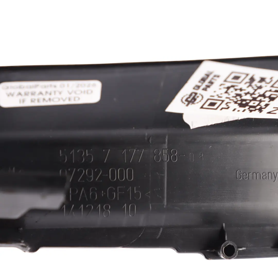 BMW F02 Window Frame Cover Glass Trim Strip Rear Right O/S - SKU 7177858 - Part number 7177858