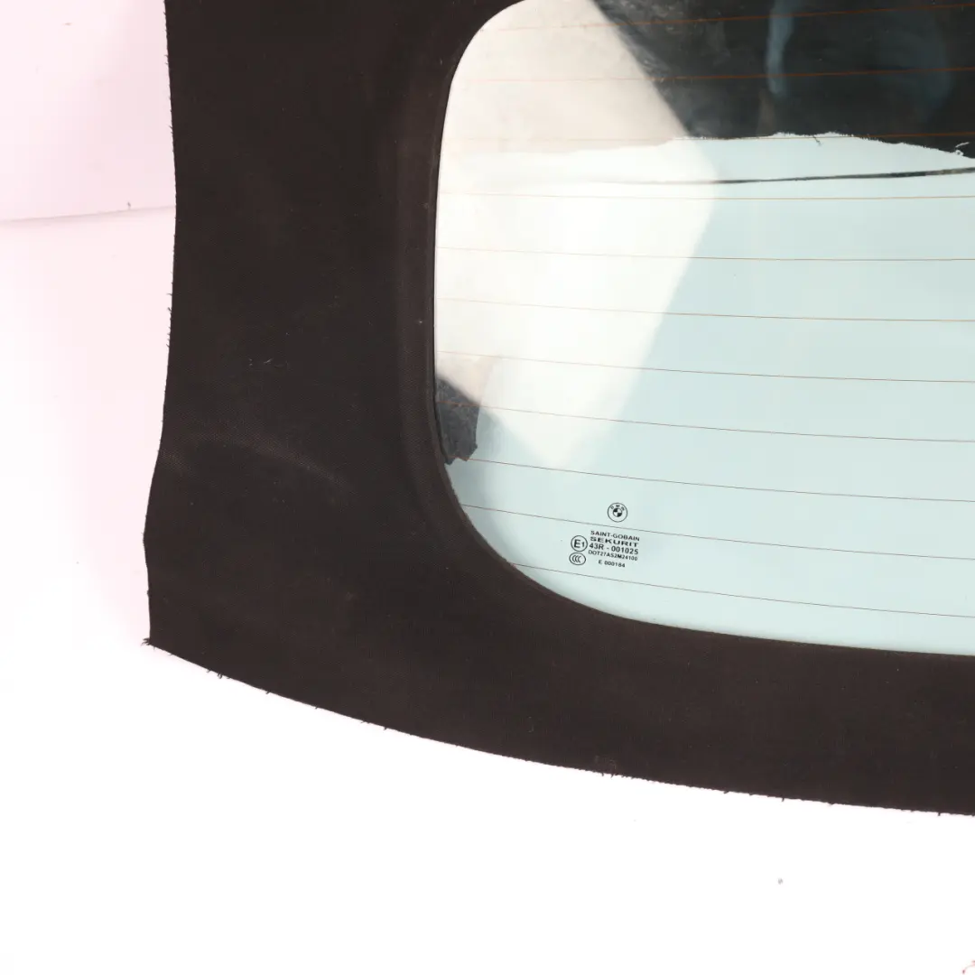 Folding Top Roof Rear Window Glass Glazing AS2 to BMW E88 Cabrio Convertible with Part number 7180135 BMW E88 Cabrio Convertible Folding Top Roof Rear Window Glass Glazing AS2 - SKU 7180135-4 - Part number 7180135