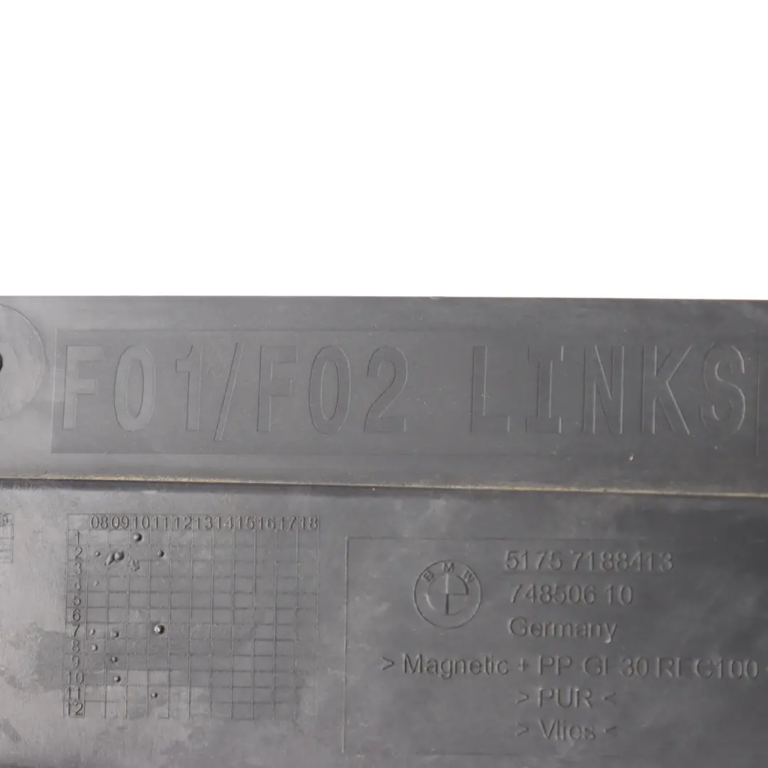 BMW F01 F02 F03 Engine Firewall Noise Sound Insulation Left N/S - SKU 7188413 - Part number 7188413