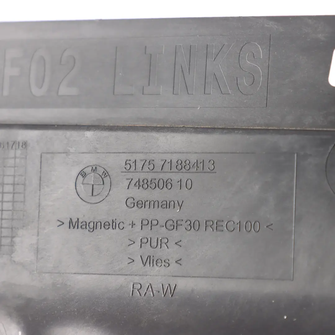 BMW F01 F02 F03 Engine Firewall Noise Sound Insulation Left N/S - SKU 7188413 - Part number 7188413