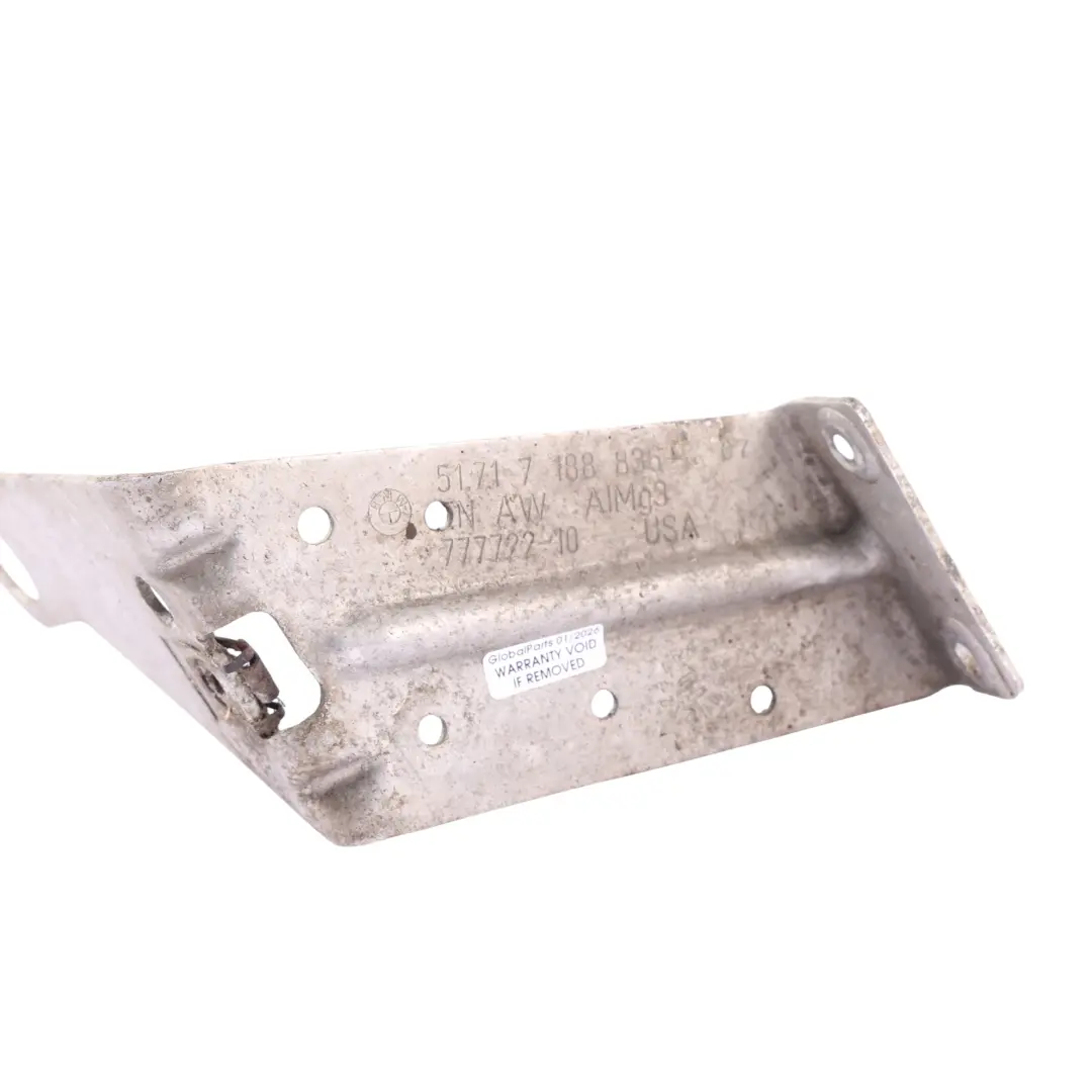 Staffa Protezione Vano Motore Destra per BMW X5 F15 E70 X6 F16 E71 con numero di parte 7188836 BMW X5 F15 E70 X6 F16 E71 Staffa Protezione Vano Motore Destra - SKU 7188836 - Numero di parte 7188836
