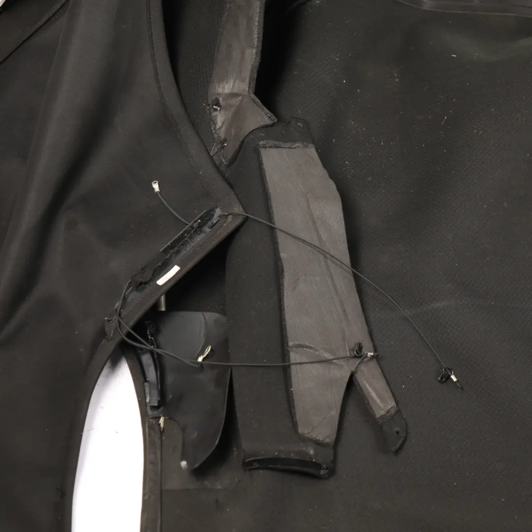 Roof Folding Soft Top Cover Cloth Black to Mini R57 Cabrio Convertible with Part number 7191145 Mini R57 Cabrio Convertible Roof Folding Soft Top Cover Cloth Black - SKU 7191145 - Part number 7191145