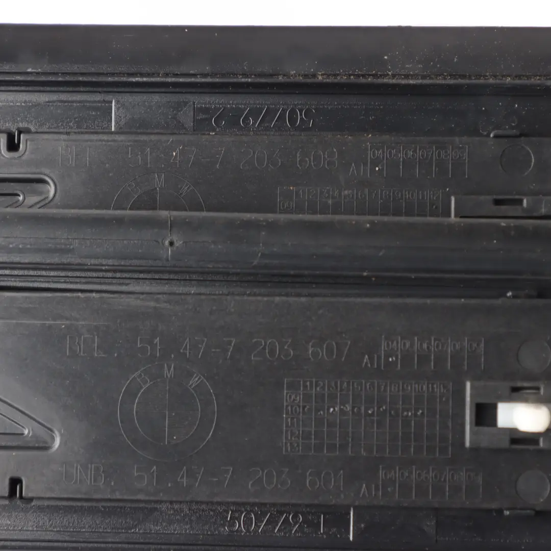 Side Skirt Door Sill Strip Front Left N/S Trim Panel Cover to BMW F10 F11 with Part number 7203607 BMW F10 F11 Side Skirt Door Sill Strip Front Left N/S Trim Panel Cover - SKU 7203607 - Part number 7203607