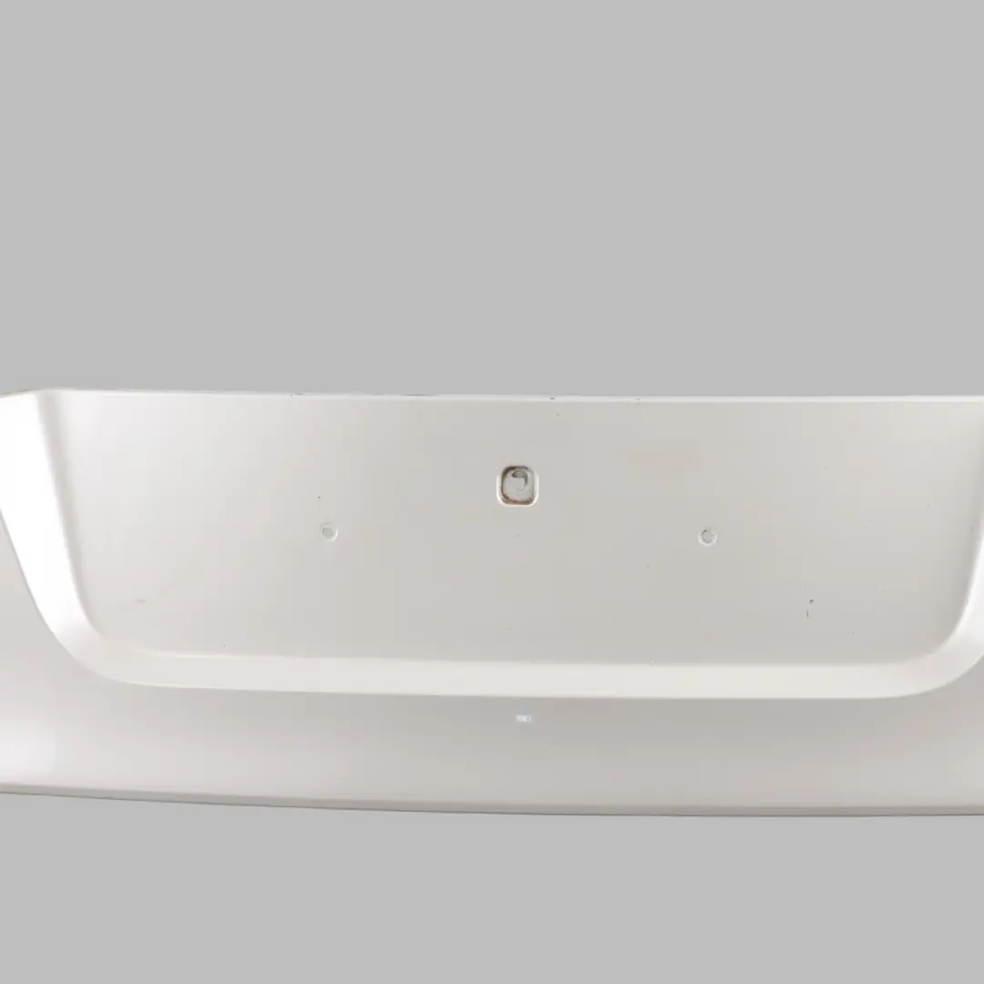 BMW F01 F02 Tailgate Finisher Boot Lid Cover Mineralweiss Mineral White - A96 - SKU 7205731-MW - Part number 7205731