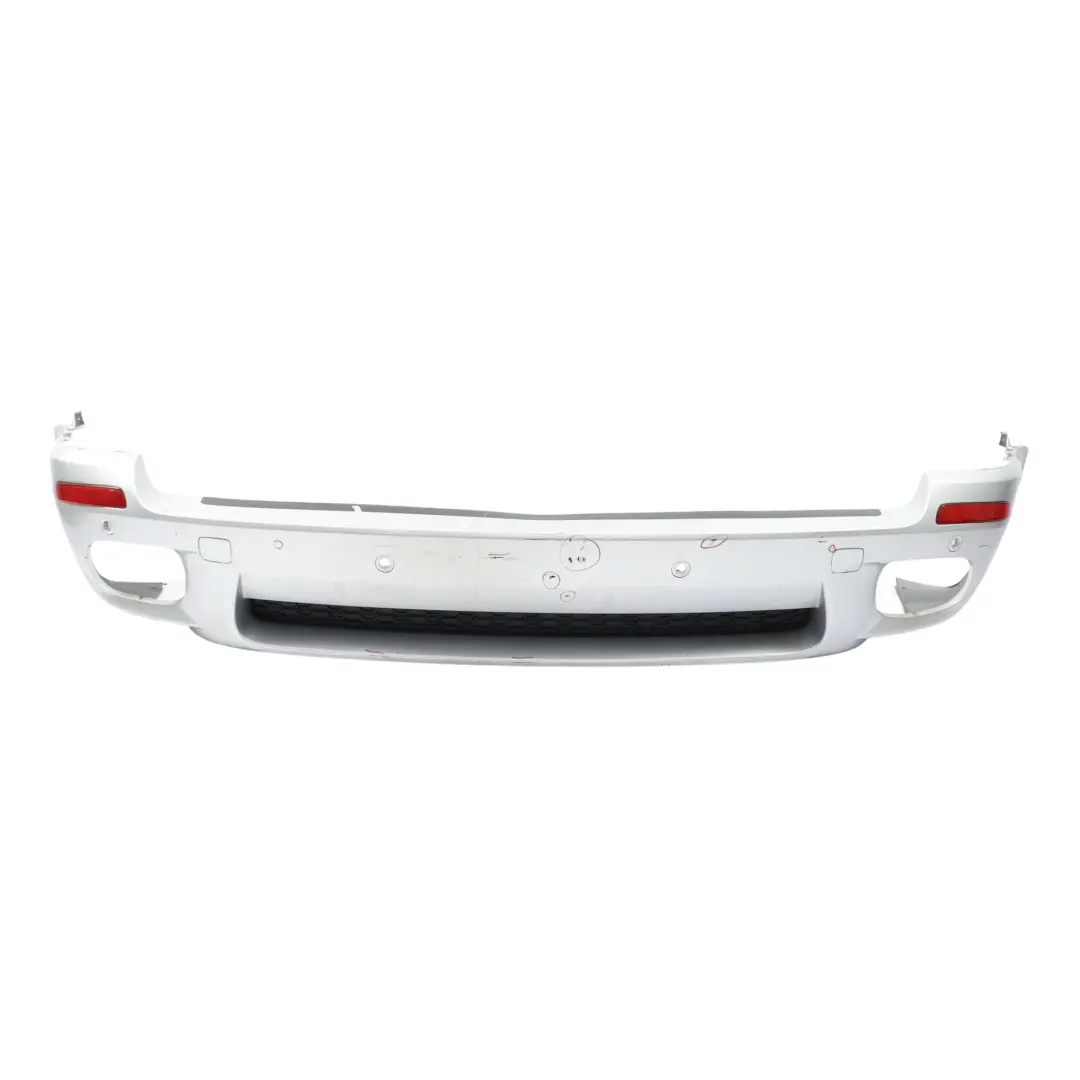 BMW X5 E70 LCI Rear Bumper Trim Panel Titansilber Silver Metallic - 354 - SKU 7227787-TS - Part number 7227787
