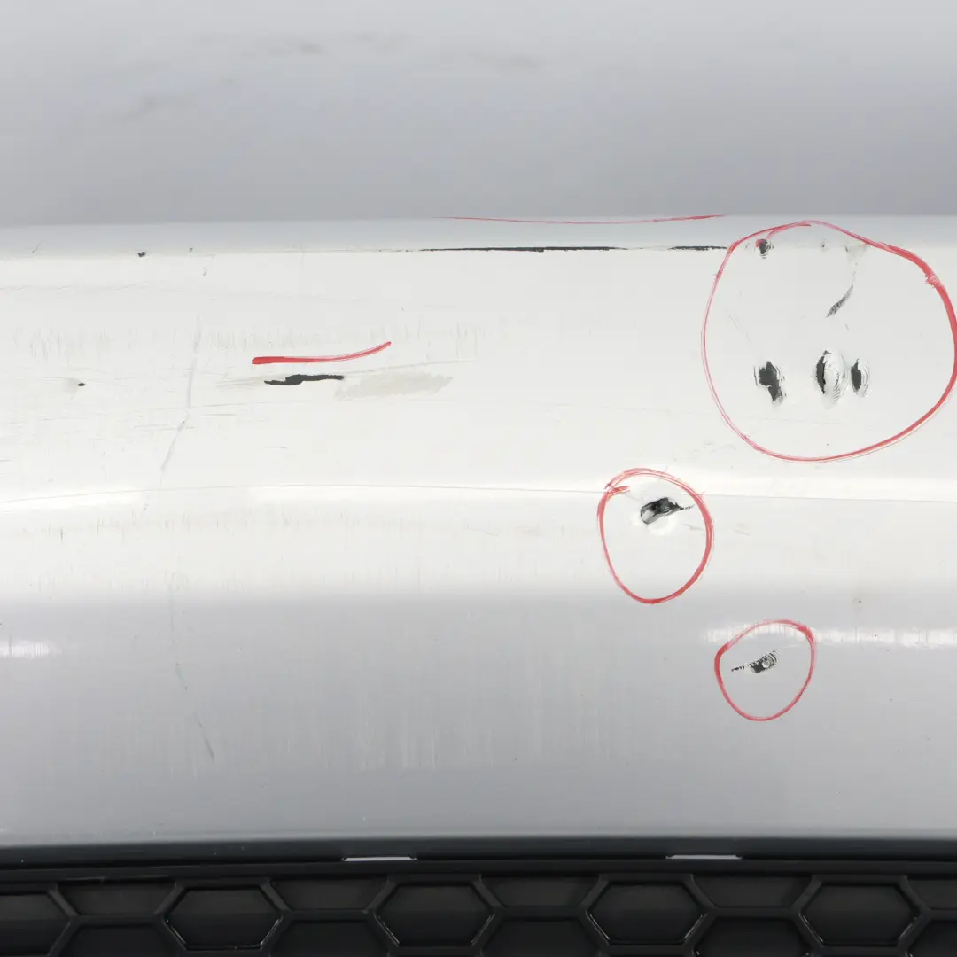 BMW X5 E70 LCI Rear Bumper Trim Panel Titansilber Silver Metallic - 354 - SKU 7227787-TS - Part number 7227787