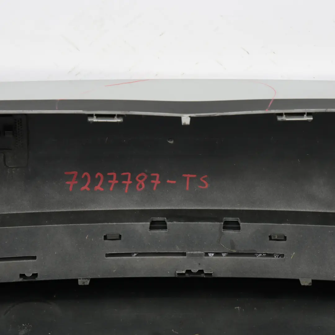 BMW X5 E70 LCI Rear Bumper Trim Panel Titansilber Silver Metallic - 354 - SKU 7227787-TS - Part number 7227787