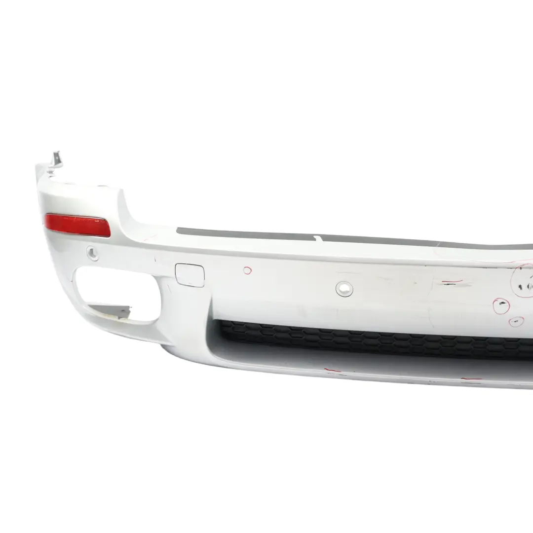 Bumper Trim Panel Titansilber Silver Metallic - 354 to BMW X5 E70 LCI Rear with Part number 7227787 BMW X5 E70 LCI Rear Bumper Trim Panel Titansilber Silver Metallic - 354 - SKU 7227787-TS - Part number 7227787