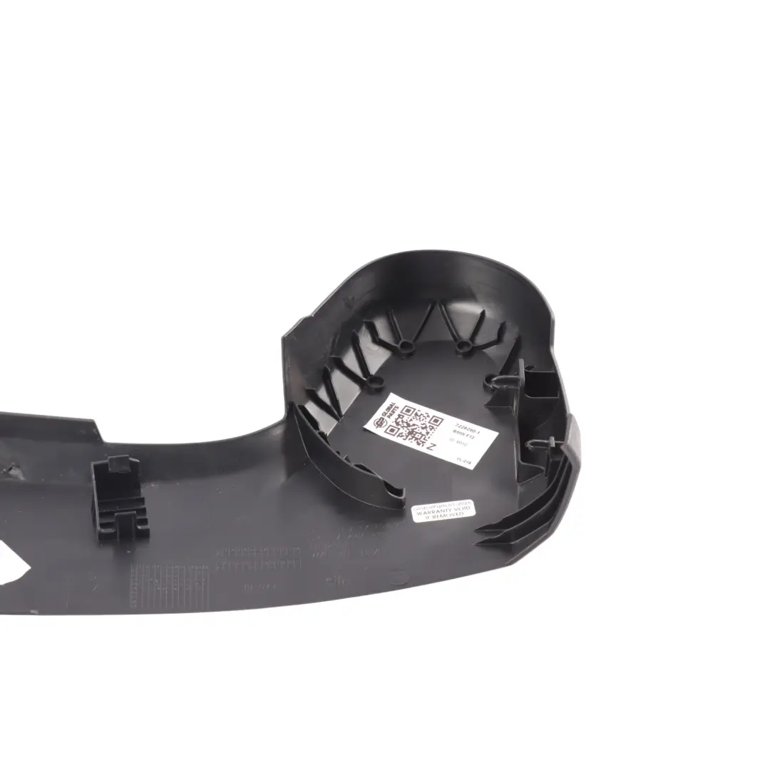 Panel Front Right O/S Seat Outer Lower Trim Schwarz to BMW F12 Seat with Part number 7228290 BMW F12 Seat Panel Front Right O/S Seat Outer Lower Trim Schwarz - SKU 7228290-1 - Part number 7228290