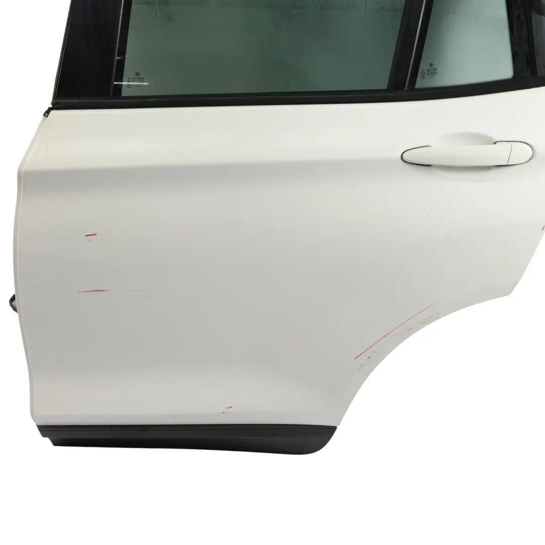 BMW X3 F25 Tür hinten links Alpinweiss 3 - 300 - SKU 7238695-AW - Teilenummer 7238695