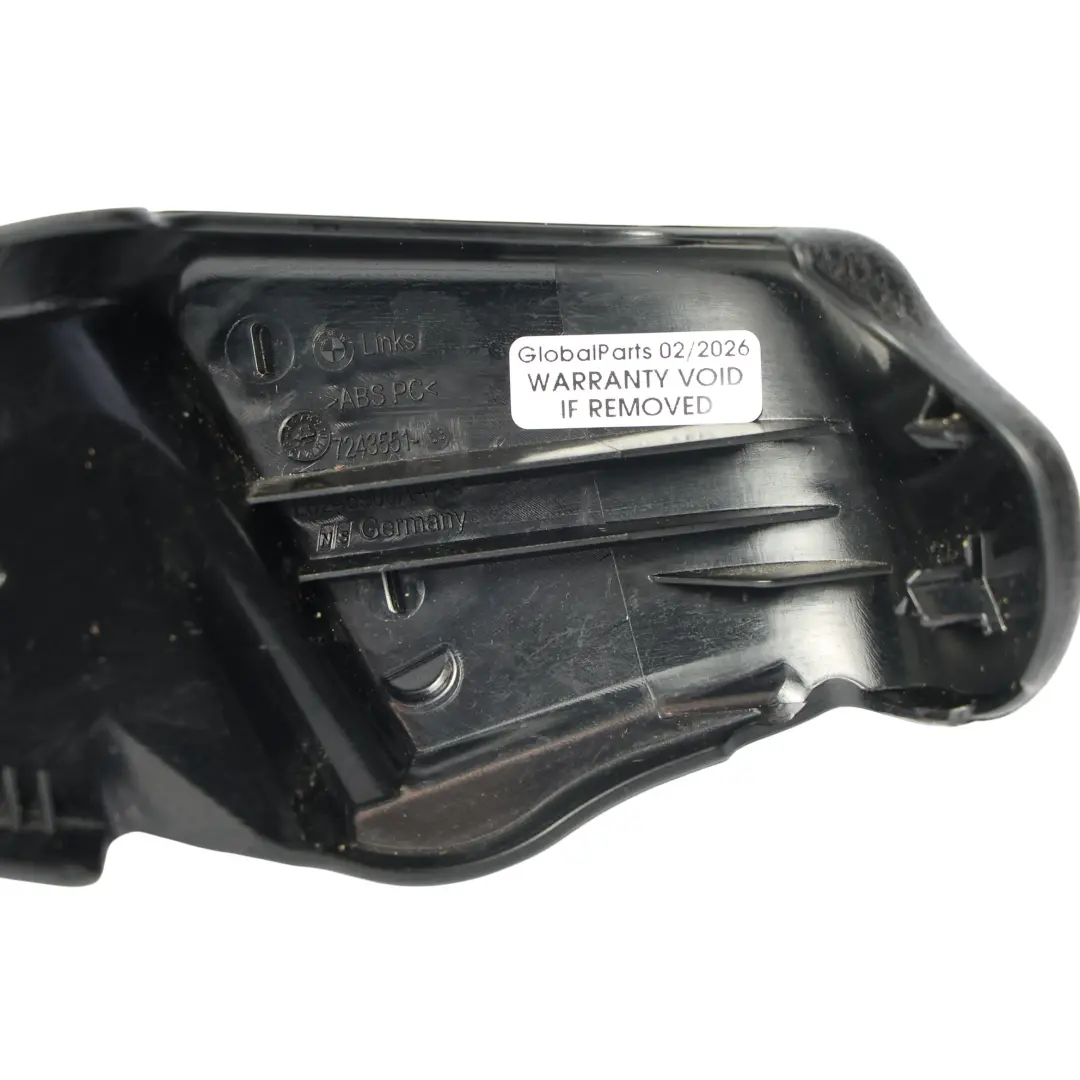 BMW F20 F21 F30 F32 Tapizado Interior Asiento Delantero Izquierdo Negro 7243551 - SKU 7293623-1 - Número de pieza 7293623