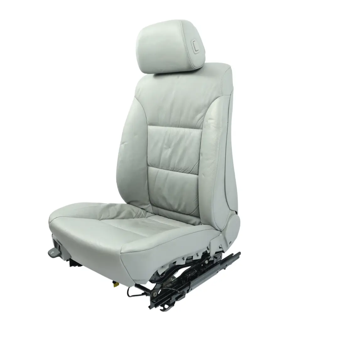 Front Seat Electric Leather Dakota Grey Right O/S to BMW E60 E61 with Part number 7249322 BMW E60 E61 Front Seat Electric Leather Dakota Grey Right O/S - SKU 7249322-4 - Part number 7249322