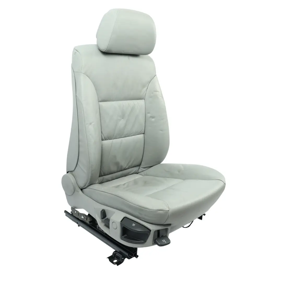 BMW E60 E61 Sedile Anteriore Elettrico In Pelle Dakota Grey Destra - SKU 7249322-4 - Numero di parte 7249322