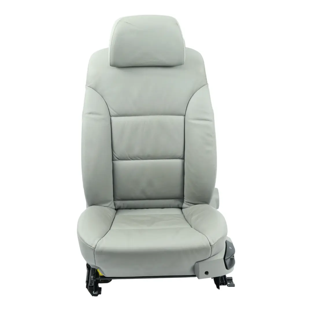 BMW E60 E61 Asiento Delantero Cuero Eléctrico Gris Dakota Izquierdo - SKU 7249322-5 - Número de pieza 7249322