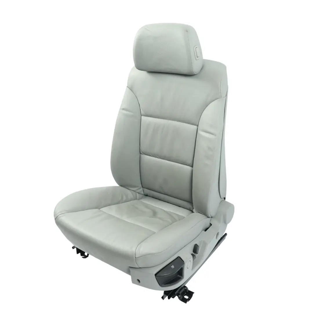 BMW E60 E61 Vordersitz Elektrisch Leder Dakota Grau Links - SKU 7249322-5 - Teilenummer 7249322