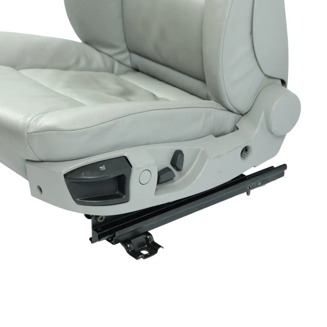 BMW E60 E61 Asiento Delantero Cuero Eléctrico Gris Dakota Izquierdo - SKU 7249322-5 - Número de pieza 7249322