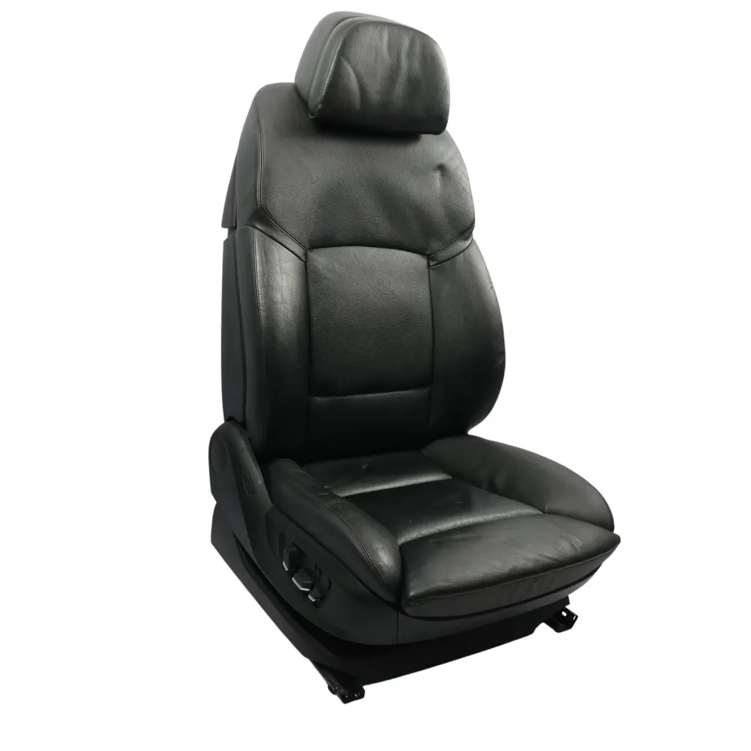 BMW F10 F11 Front Comfort Seat Memory Right O/S Interior Leather Dakota Black - SKU RHD-7255058-5 - Part number 7255058